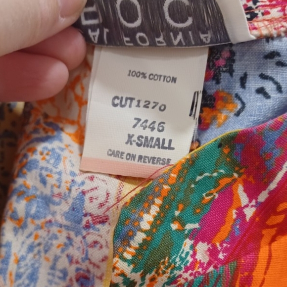 Vtg California ROC Abstract Colorful Jumpsuit - Picture 5 of 9